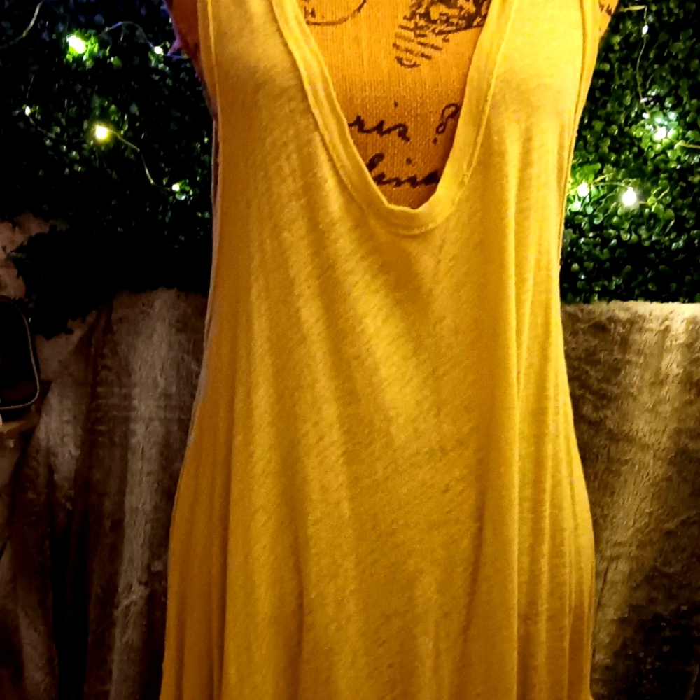 Free people yellow dress